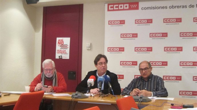 Rueda De Prensa De CC.OO. De Madrid Sobre Siniestralidad Laboral