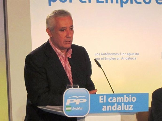 El Presidente Del PP-A, Javier Arenas, Hoy En Huelva