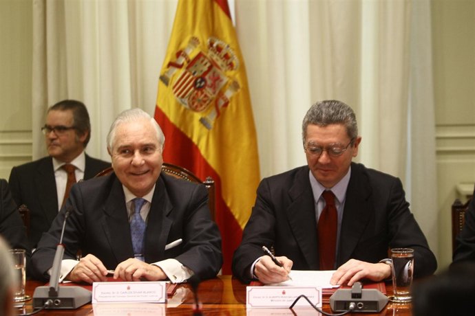 Gallardón Y Carlos Dívar 