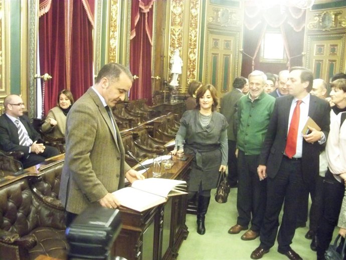 Mariano Gómez En La Toma Oficial Del Cargo