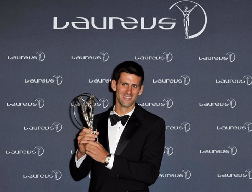 Novak Djokovic En Los Premios Laureus 
