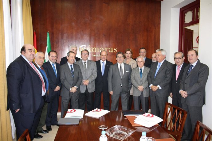 Visita Del Presidente Del Consejo Superior De Cámaras De Comercio A Andalucía.