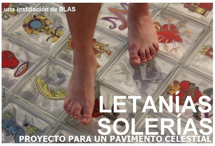 Cartel De La Muestra 'Letanías-Solerías'. 