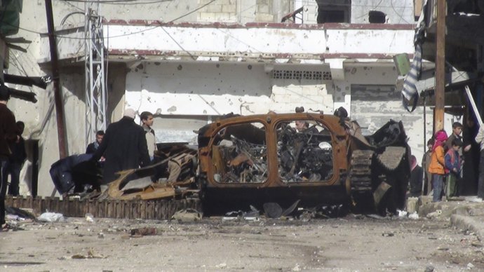 Bombardeos, Enfrentamientos En Siria