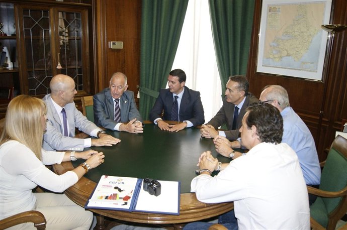 Reunión Entre La Diputación De Almería Y La Cámara De Comecio