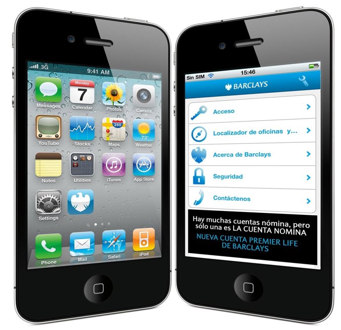 Aplicación Barclays Apple 
