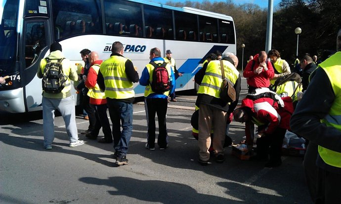 Marcha Del Naval Ferrolano Hacia A Coruña.