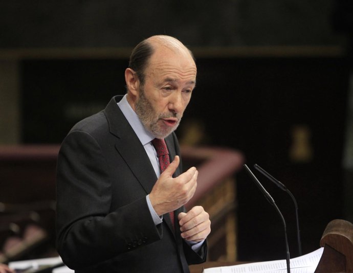 Alfredo Pérez Rubalcaba, En El Congreso