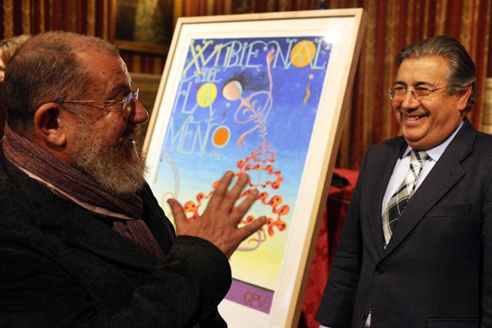 Guillermo Pérez Villalta Crea El Cartel De La Bienal De Sevilla 2012
