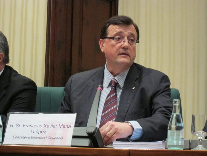 Francesc Xavier Mena, Conseller De Empresa Y Empleo De La Generalitat