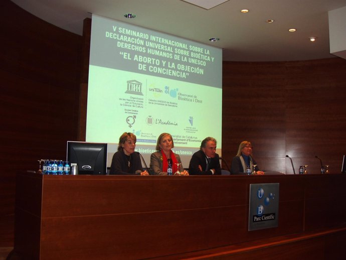 V Seminario Cátedra Unesco Observatorio De Bioética Y Derecho De La UB