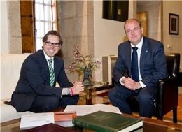 Pizarro Y Monago En La Sede De Presidencia 