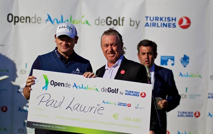 Paul Lawrie Y Miguel Ángel Jiménez En El Open De Andalucía