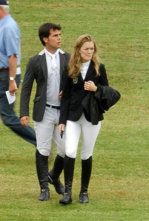 Sergio Álvarez Y Marta Ortega En La Hípica 