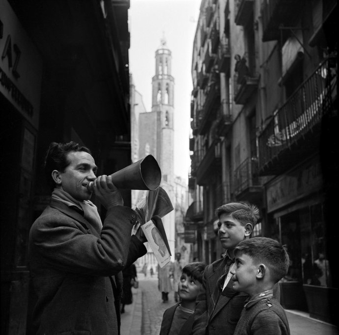 Calle Argenteria. Barcelona, 1950.
