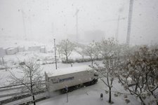 Temporal de nieve y viento en Cataluña