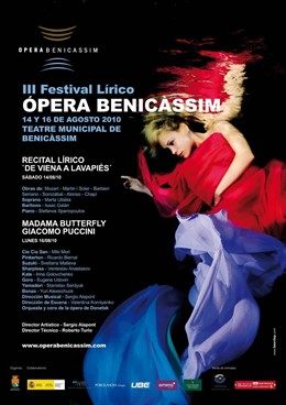 Cartel De La Edición De 2010 Del Festival De Ópera De Benicàssim