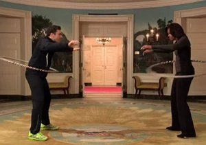 Michelle Obama Vence Al Rey De Los Retos: Jimmy Fallon