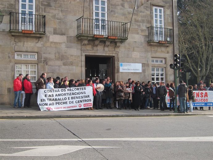 Concentración De Trabajadores De Traballo E Benestar