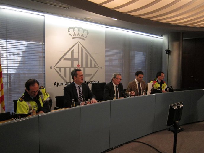 E.Vázquez (GU), J.Forn, X.Trias (Ayto.Barcelona), M.Prat, J.C.Molinero (Mossos)