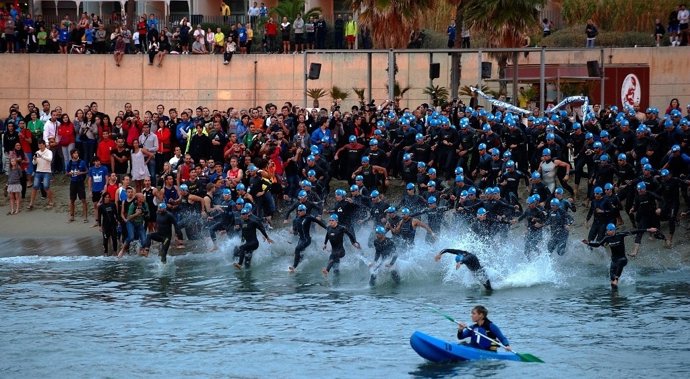Imagen De La Garmin Barcelona Triathlon 2011