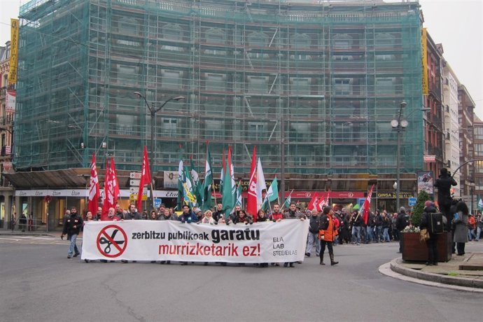 Manifestación De Trabajadores Del Sector Público