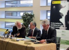 De Izq. A Drcha., Antonio Moral, Emilio Gutiérrez Y José Ángel Hermida 