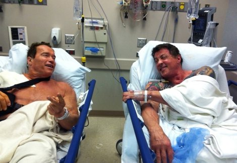 Stallone y Schwarzenegger