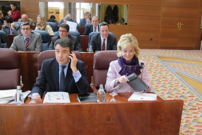 Esperanza Aguirre En La Asamblea De Madrid 