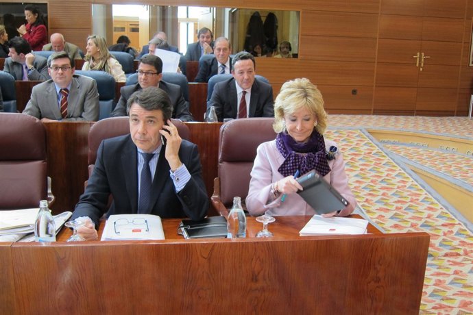 Esperanza Aguirre En La Asamblea De Madrid 