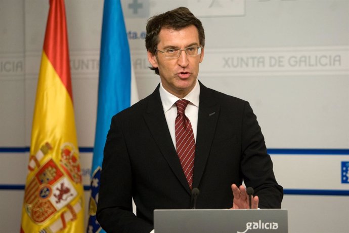 Alberto Núñez Feijóo Tras El Consello De La Xunta
