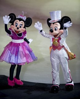 Minnie Y Mickey En El Espectáculo
