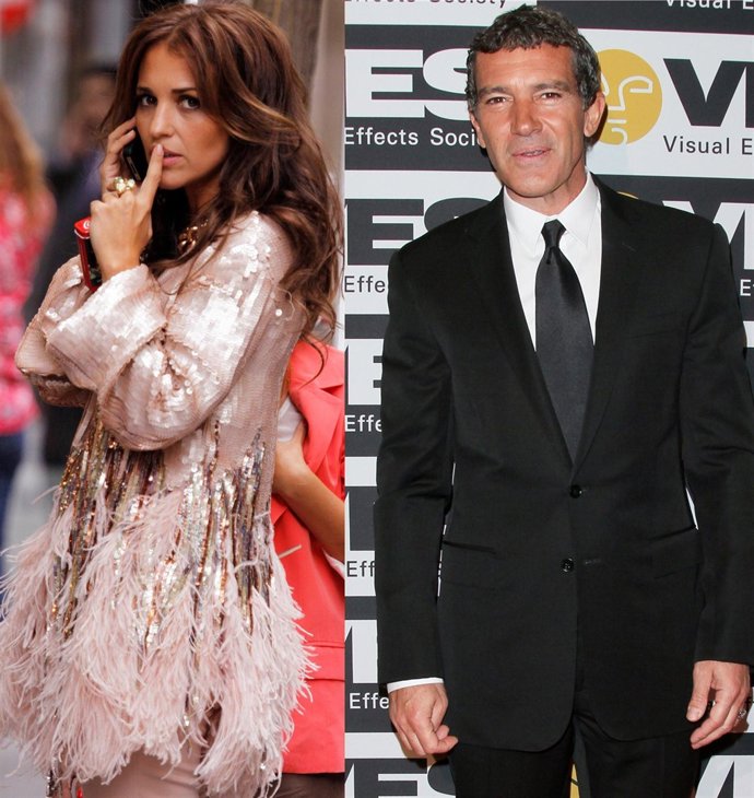 Montaje Antonio Banderas Y Paula Echevarría