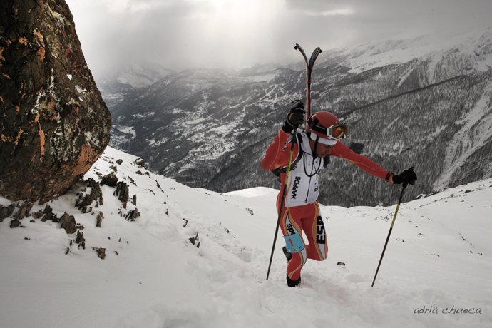 Kilian Jornet En Los Campeonatos De Europa De Esquí De Montaña