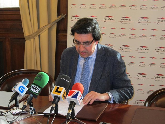 El presidente del Puerto de Vigo, Ignacio López Chaves