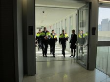 Jefe Mossos (J.Milan), Jefe Mossos Barcelona (J.C.Molinero), F.López (Comisario)