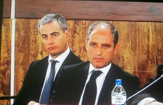 Ricardo Costa Y Francisco Camps En El Juicio 