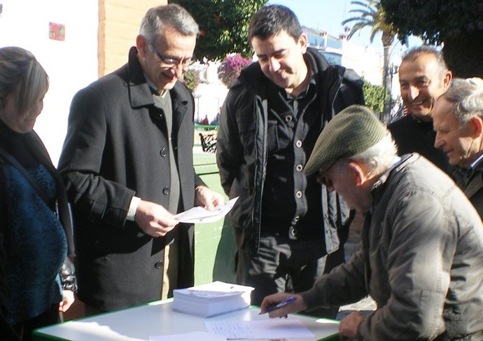 El Secretario General Del PSOE De Huelva, Mario Jiménez, En Bonares.