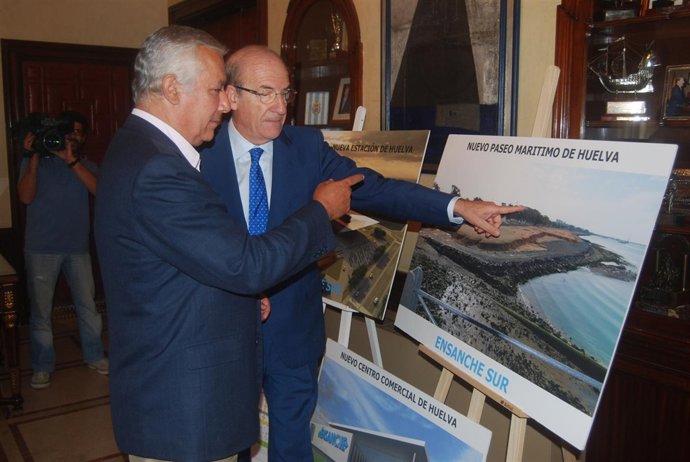  Pedro Rodríguez, Junto A Javier Arenas. 