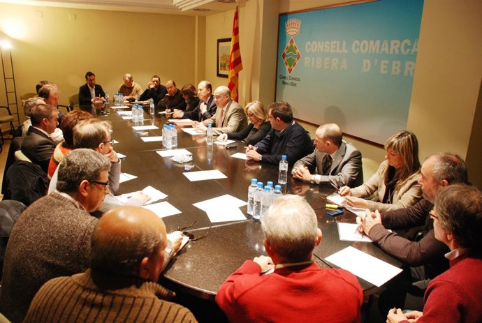 Reunión Alcaldes De Ribera D'ebre Y ACA Para Abordar Descontaminación De Flix