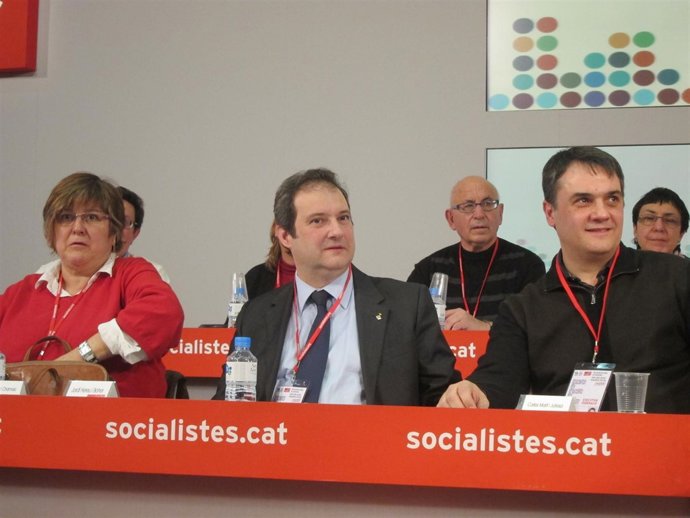 Jordi Hereu, En El Centro, Y Carles Martí, A La Derecha