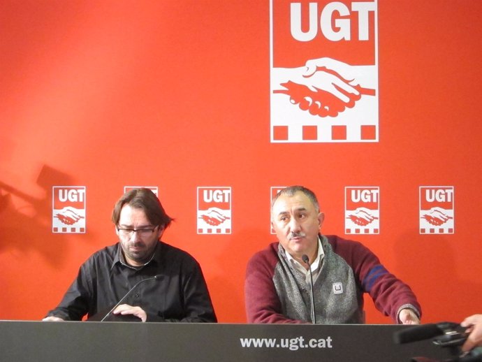 Josep Maria Álvarez Y Camil Ros (UGT)
