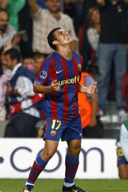 El jugador del Barcelona Pedro