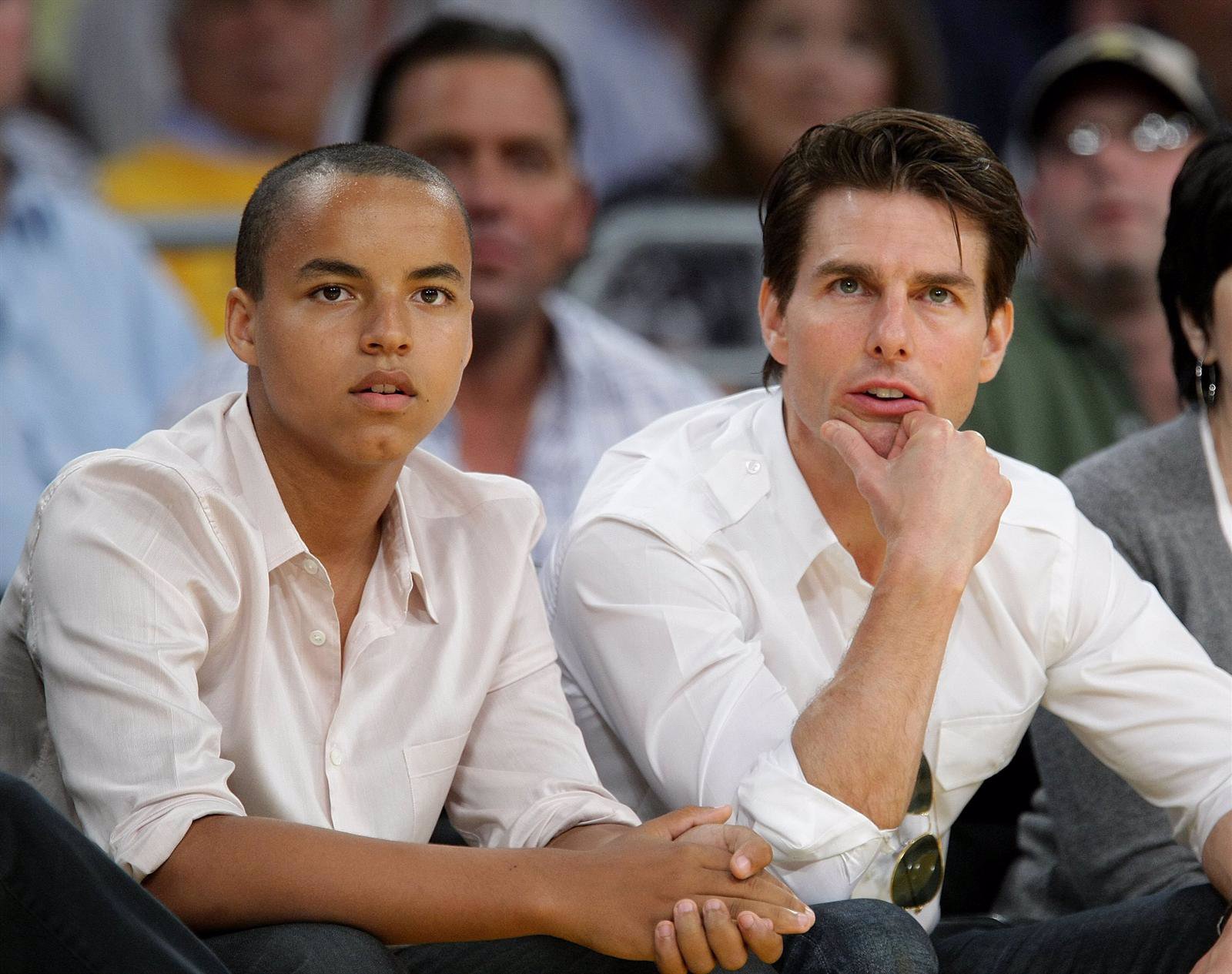 Tom Cruise y su hijo Connor