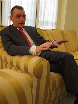 El Presidente De La CEV, Salvador Navarro, En Un Momento De La Entrevista.