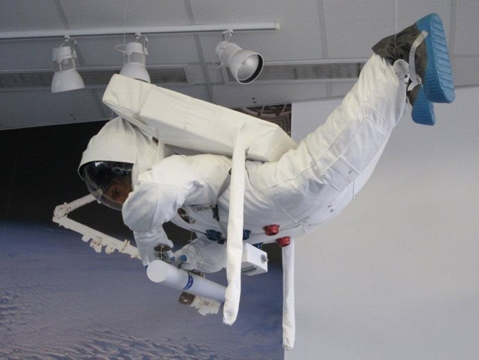 Astronauta Del Centro De La NASA En Madrid