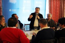 Rus Y Blasco En Un Almuerzo En Ribera Baixa