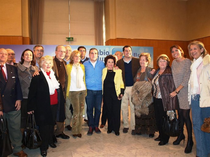 Oña, Bendodo Y Moreno Bonilla Con Mayores De La Provincia 