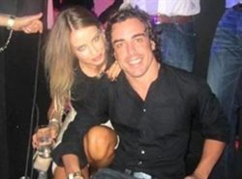 Fernando Alonso Y Xenia Tchoumitcheva