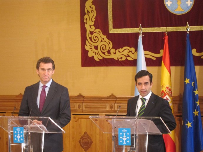 Reunión De Núñez Feijóo Y Rey Varela